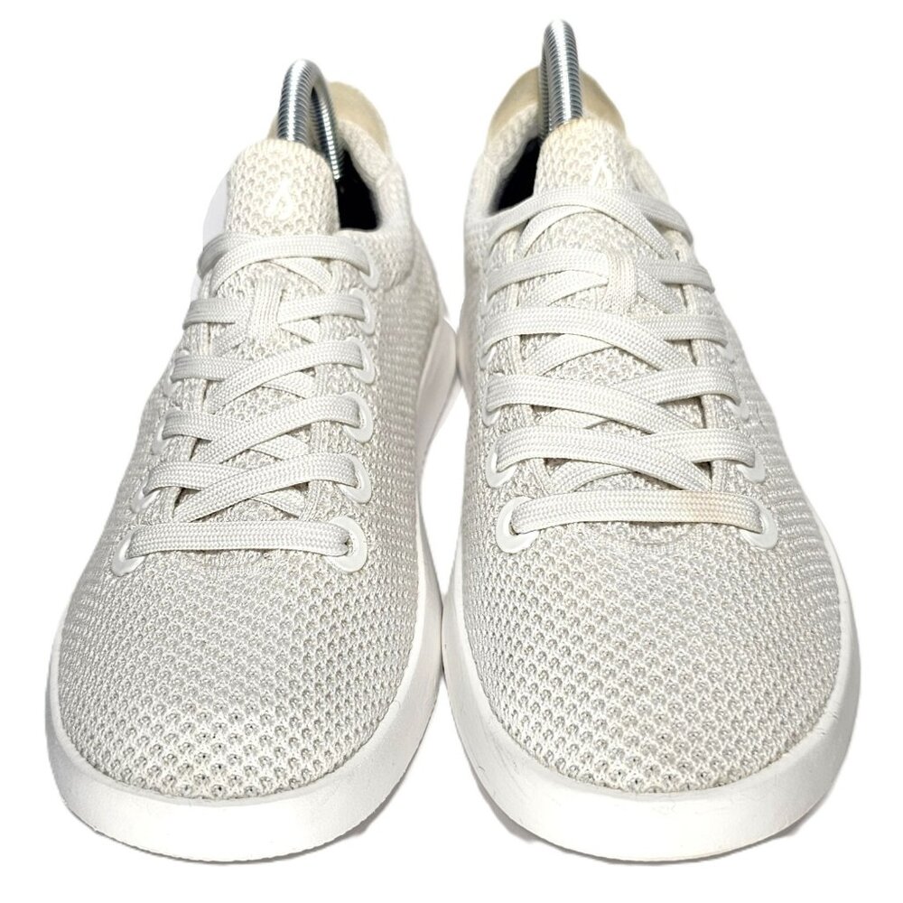 Allbirds Womens Tree Piper Sz 9 White Knit Lace Up Lightweight Comfort Sneakers - Picture 2 of 15